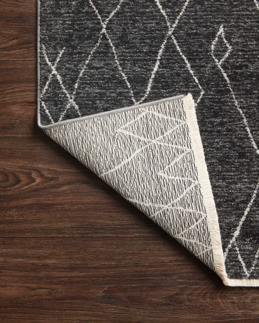 Vance Rug 11 | Charcoal / Dove