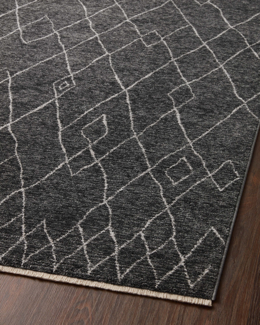 Vance Rug 11 | Charcoal / Dove