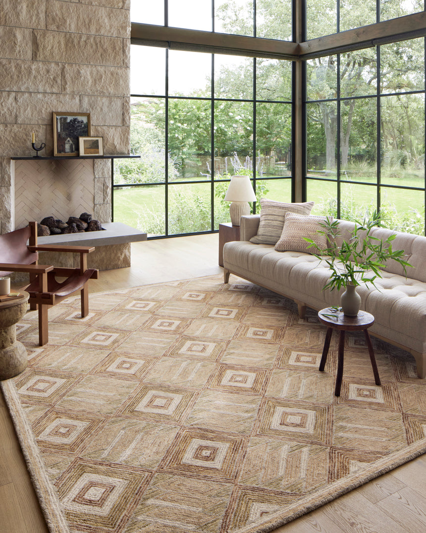 Varena Rug 01 | Sand / clay