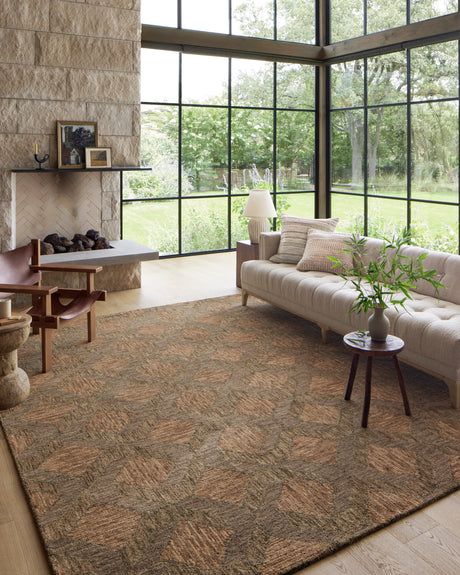 Varena Rug 03 | Rust / Bark