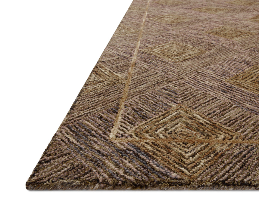 Varena Rug 04 | Plum / Gold