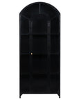 Black Iron & Clear Glass with Weathered Bronze Iron | Belmont Cabinet | Valley Ridge Furniture