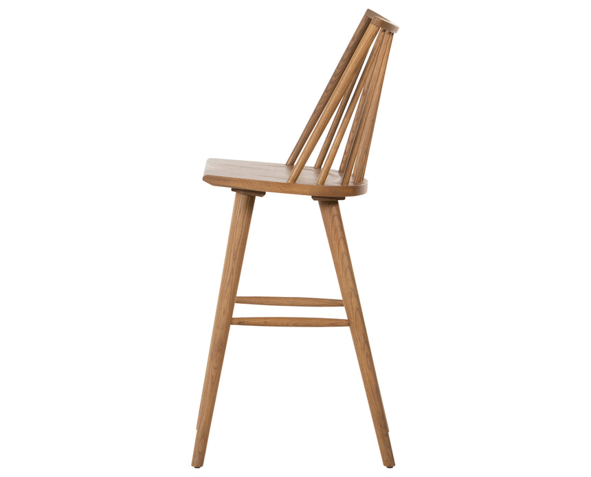Sandy Oak (Bar Height) | Lewis Windsor Bar/Counter Stool | Valley Ridge Furniture