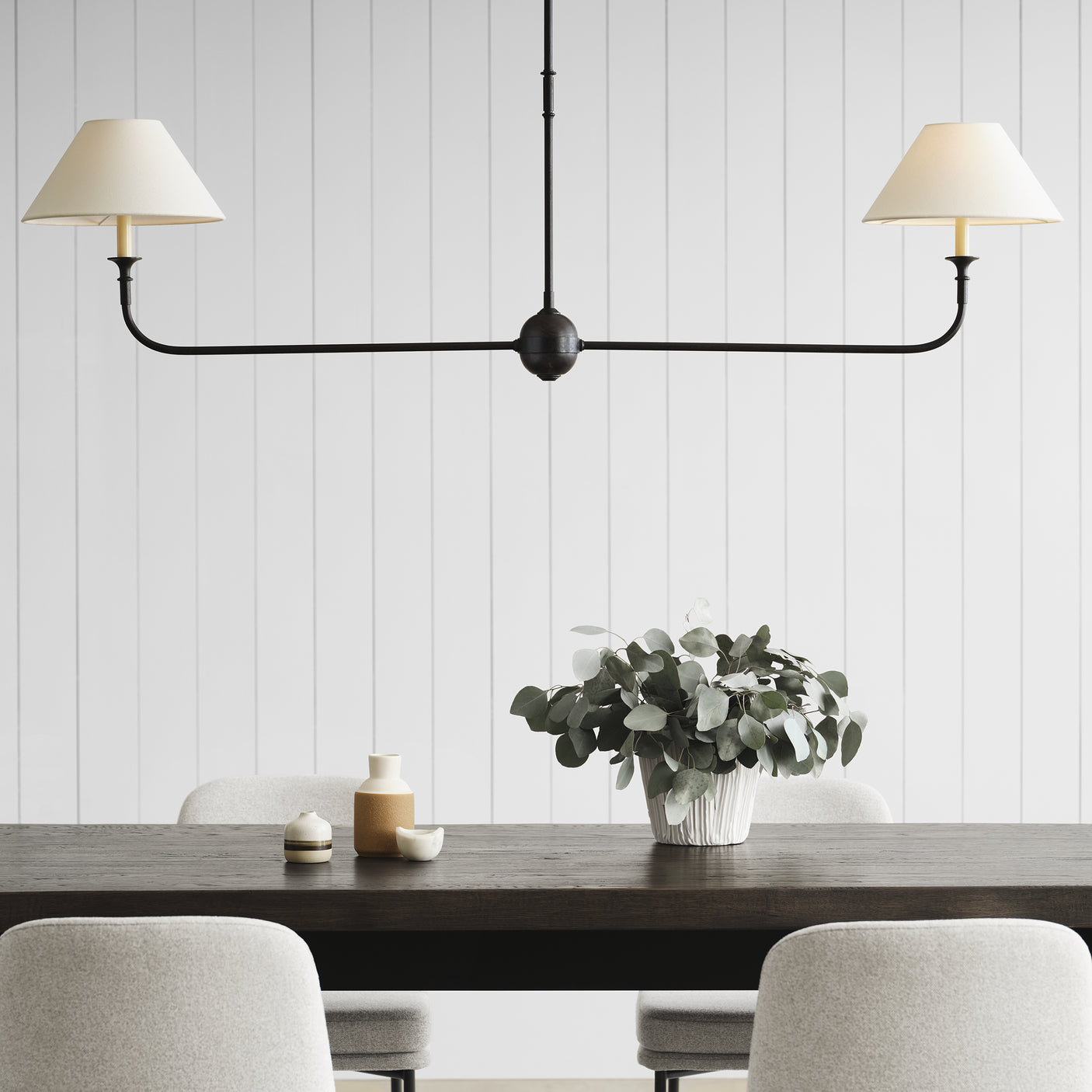 Piaf Large Two Light Linear Pendant