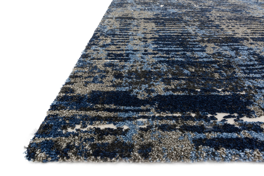 Viera Rug 09 | Dark Blue / Grey