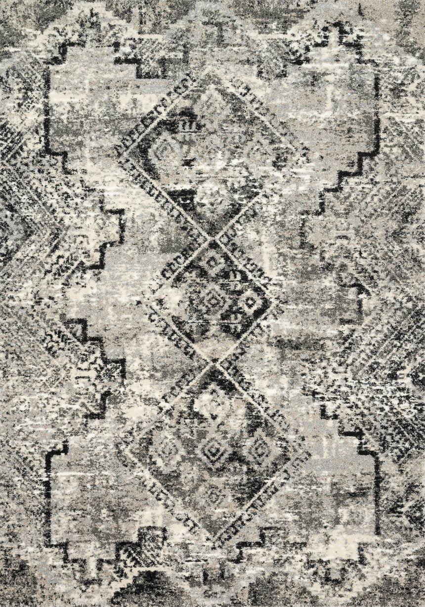 Viera Rug 10 | Grey / Black