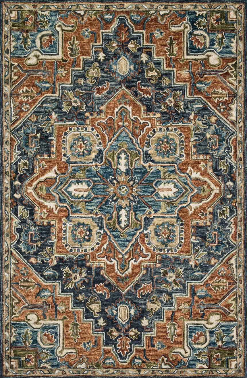 Victoria Rug 16 | Rust / Multi