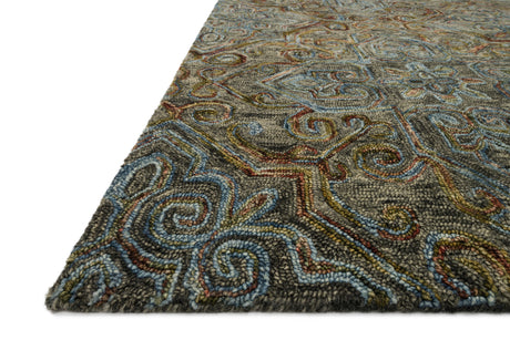 Victoria Rug 21 | Charcoal / Multi