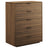Smoked Walnut with Bronze Handles | Mobican Verona High Chest | Valley Ridge Furniture