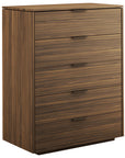 Smoked Walnut with Bronze Handles | Mobican Verona High Chest | Valley Ridge Furniture