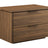 Smoked Walnut with Bronze Handles | Mobican Verona Night Table | Valley Ridge Furniture
