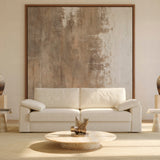 Innovation Living Vilander Sleeper Sofa - Cushion Arms, room setting, shown in 357 Taura Off White