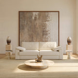 Innovation Living Vilander Sleeper Sofa - Cushion Arms, room setting, shown in 357 Taura Off White