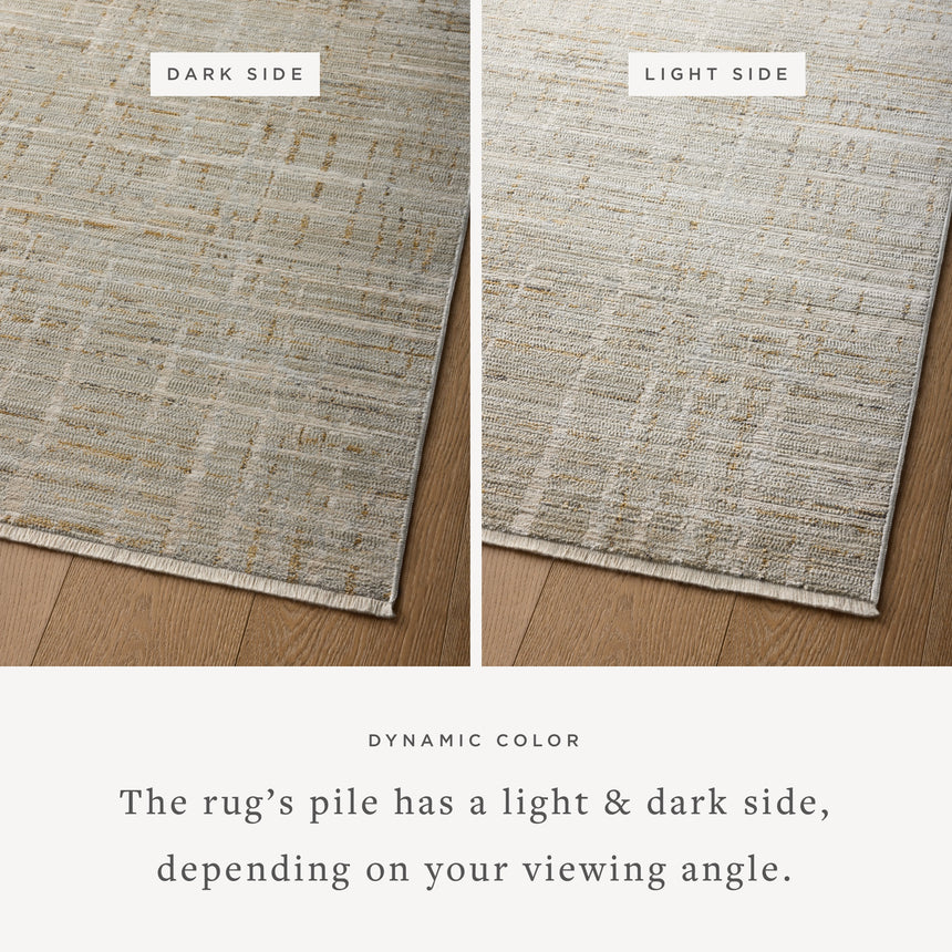 Wade Rug 03 | Mist / Gold