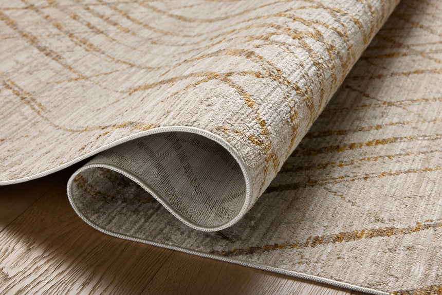 Wade Rug 04 | Beige / Gold