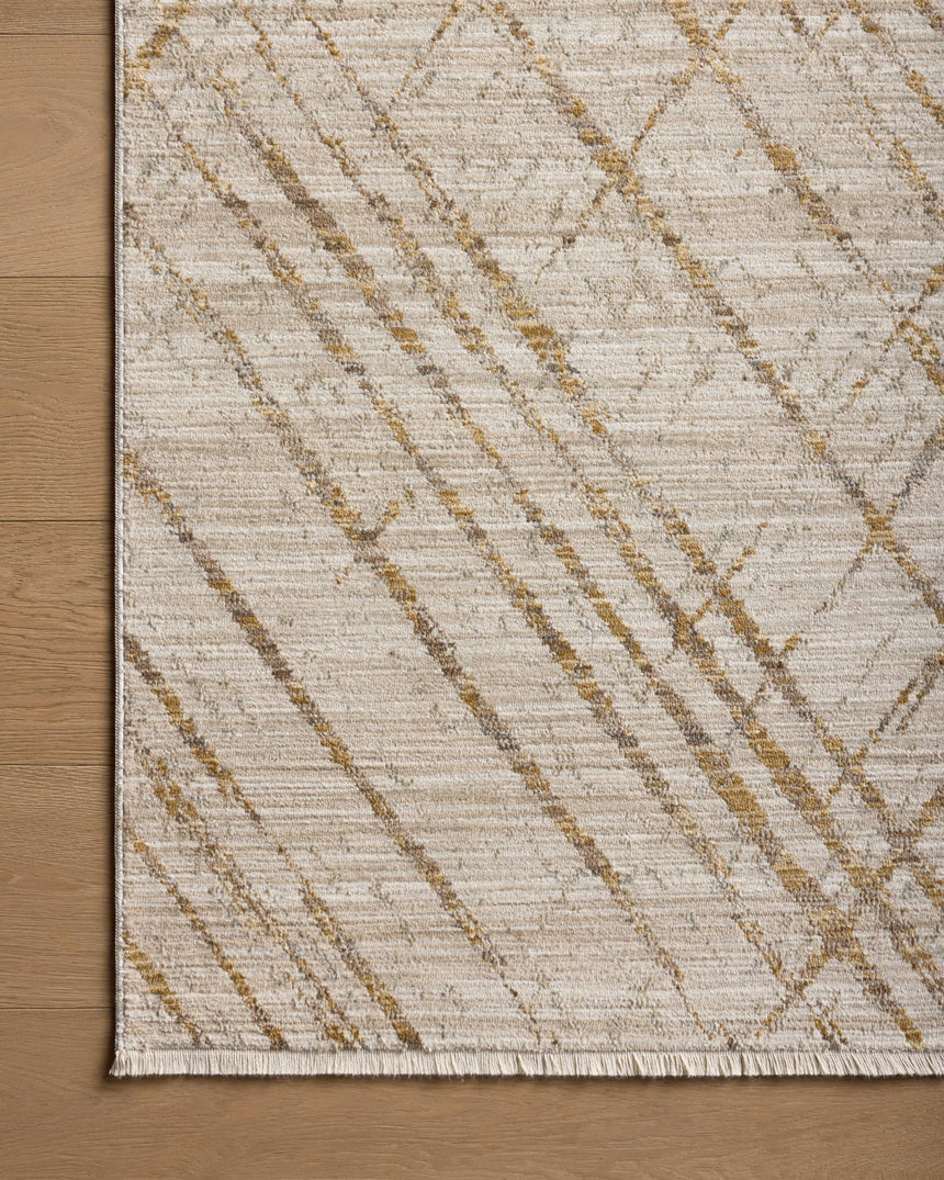 Wade Rug 04 | Beige / Gold