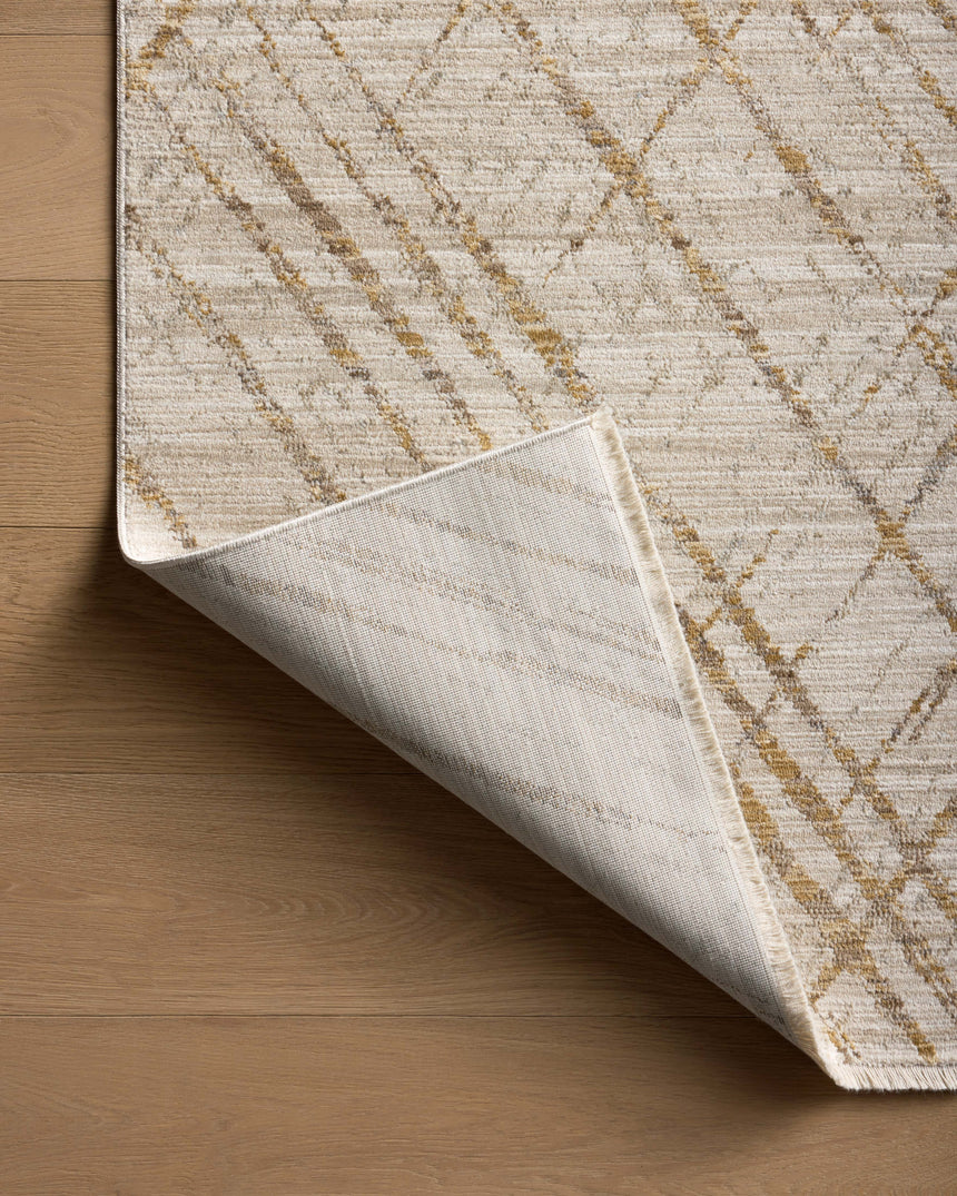 Wade Rug 04 | Beige / Gold