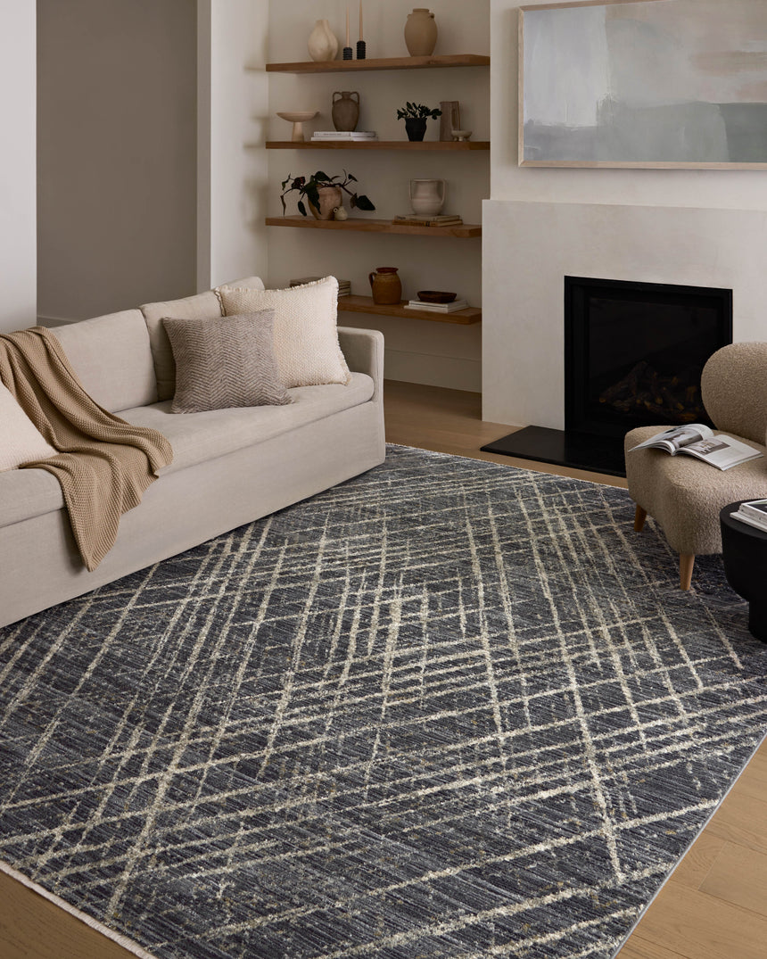 Wade Rug 04 | Midnight / Beige