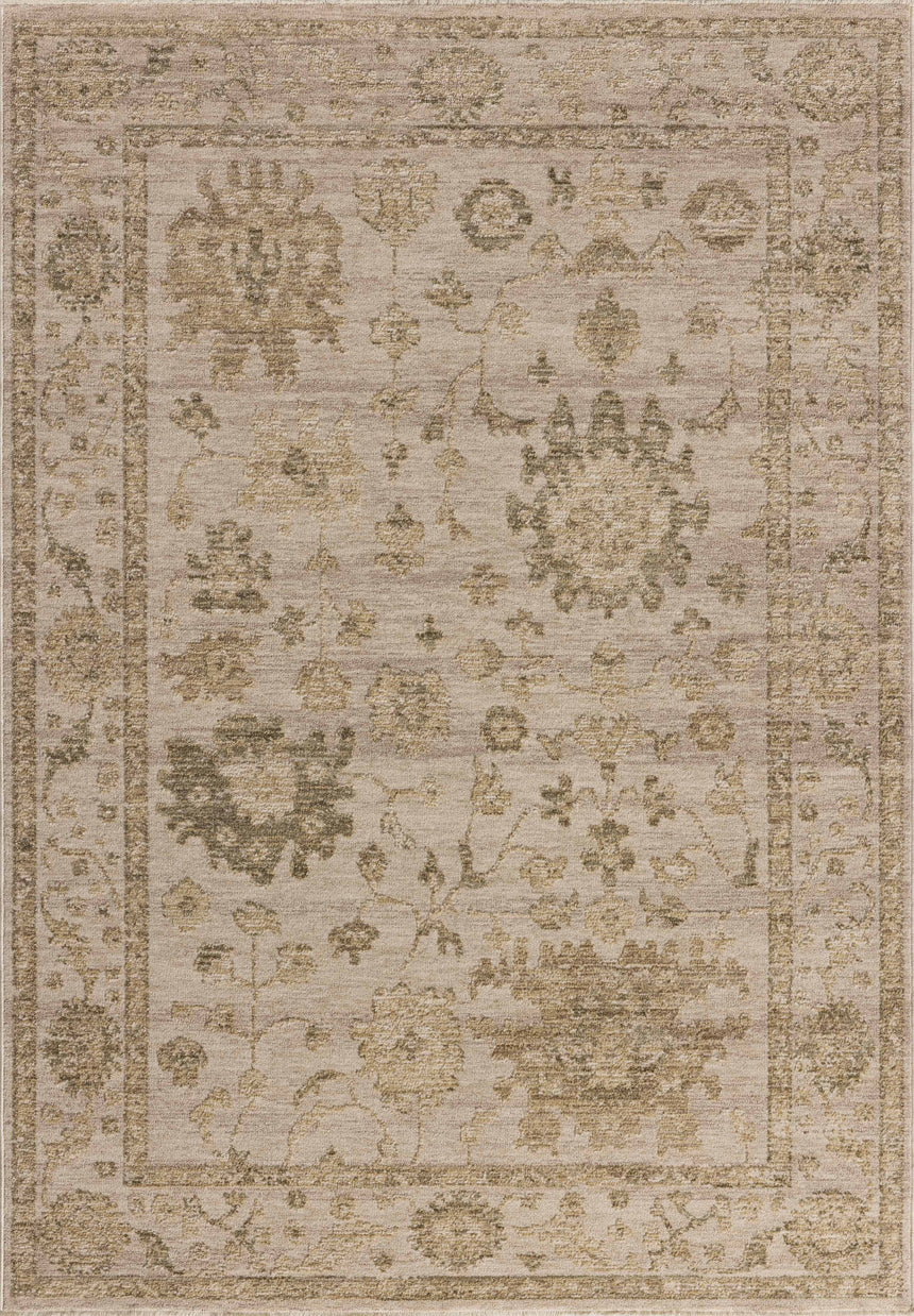 Willa Rug 09 | Dove / Forest