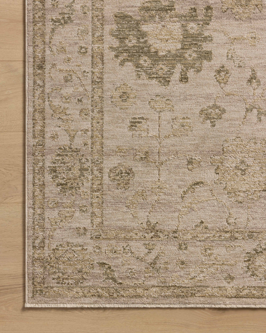 Willa Rug 09 | Dove / Forest