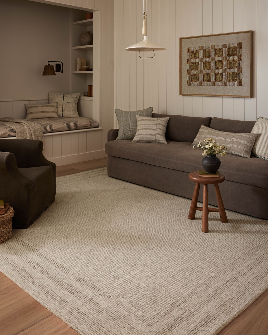 Windsor Rug 01 | Ivory / Stone