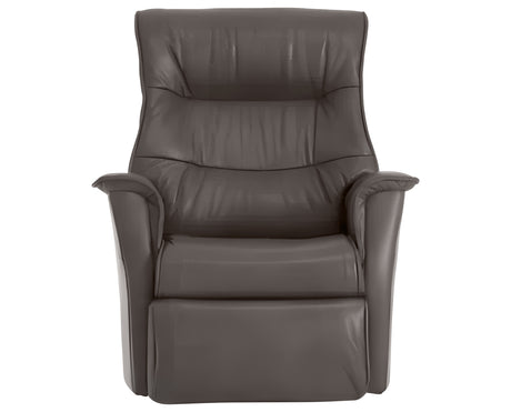 Trend Leather Graphite | Norwegian Comfort Paramount 1-Seater Wallsaver - Promo | Valley Ridge Furniture