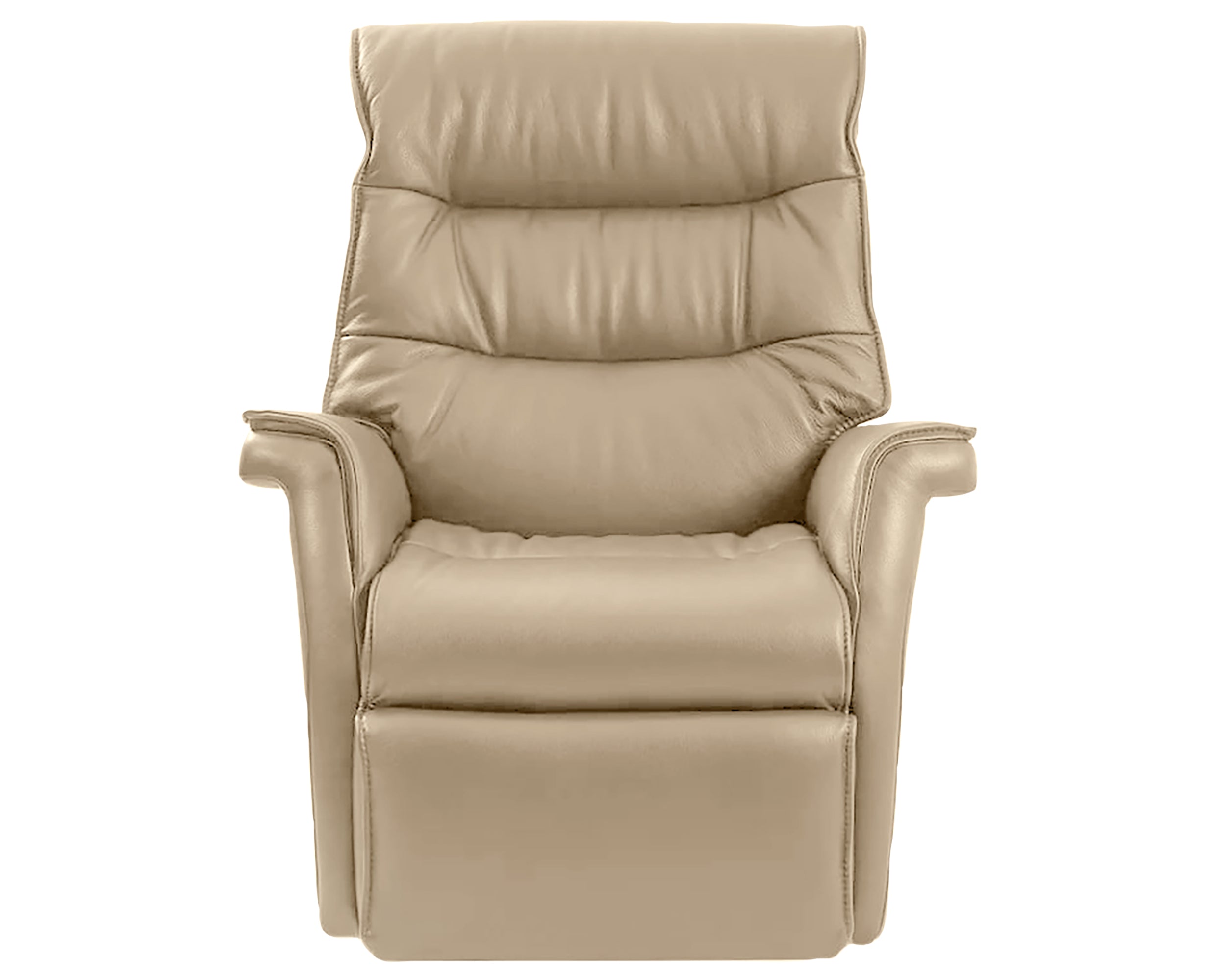 Trend Leather Beige | Norwegian Comfort Chelsea 1-Seater Wallsaver | Valley Ridge Furniture