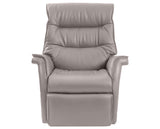 Trend Leather Cinder | Norwegian Comfort Chelsea 1-Seater Wallsaver | Valley Ridge Furniture