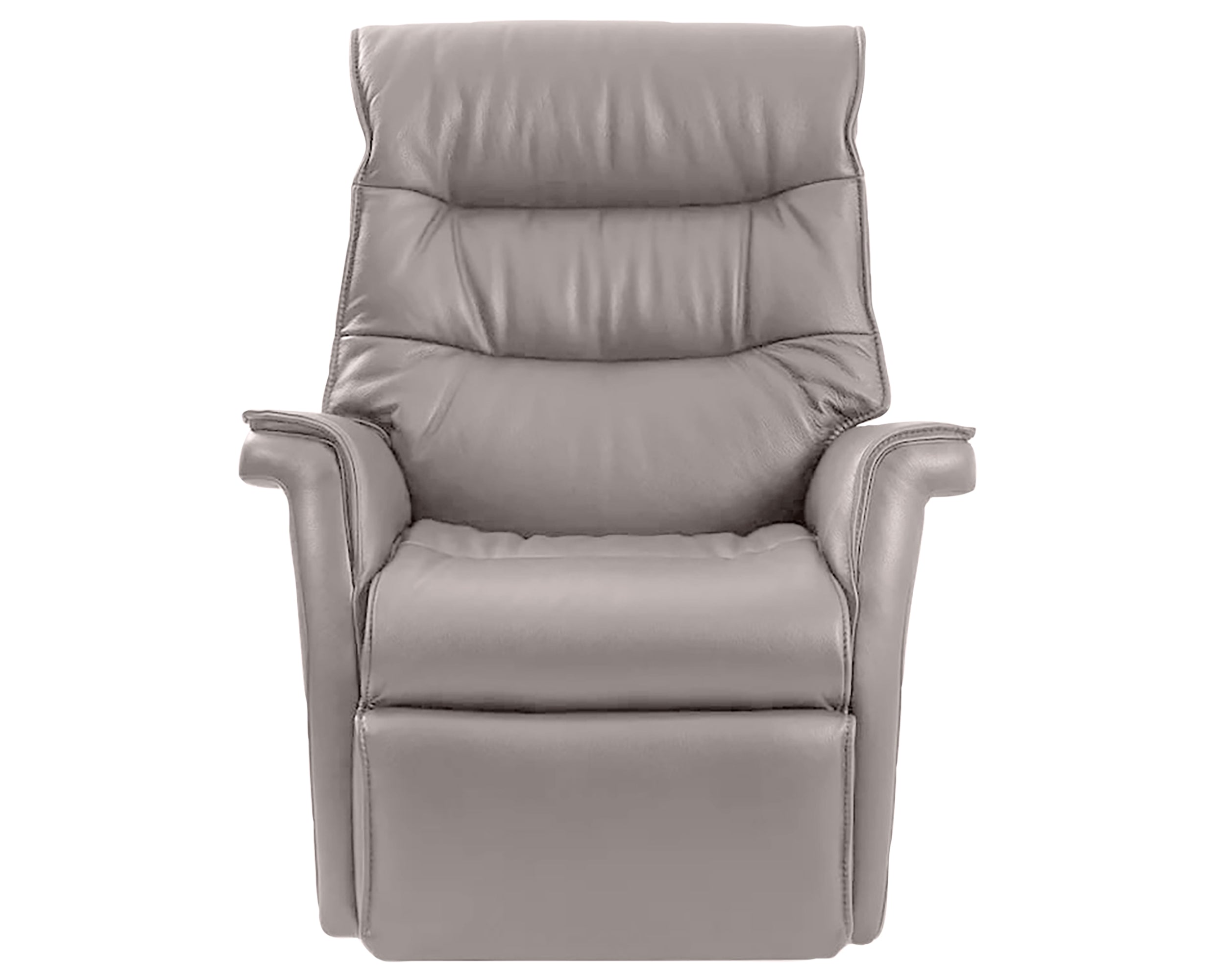 Trend Leather Cinder | Norwegian Comfort Chelsea 1-Seater Wallsaver | Valley Ridge Furniture