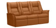 Trend Leather Whiskey | Norwegian Comfort Victor 3-Seater Wallsaver | Valley Ridge Furniture