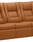 Trend Leather Whiskey | Norwegian Comfort Victor 3-Seater Wallsaver | Valley Ridge Furniture