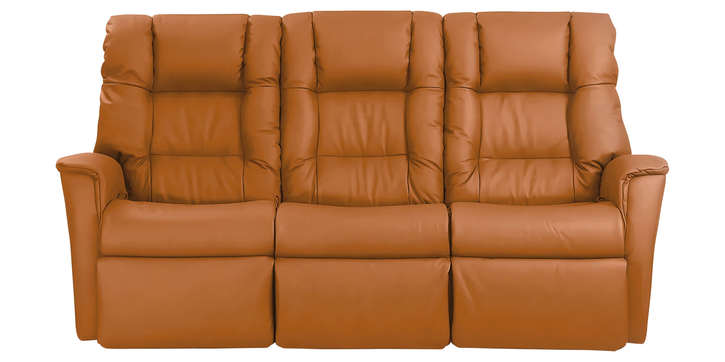 Trend Leather Whiskey | Norwegian Comfort Victor 3-Seater Wallsaver - Promo | Valley Ridge Furniture