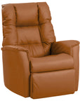 Trend Leather Whiskey | Norwegian Comfort Victor 1-Seater Wallsaver | Valley Ridge Furniture