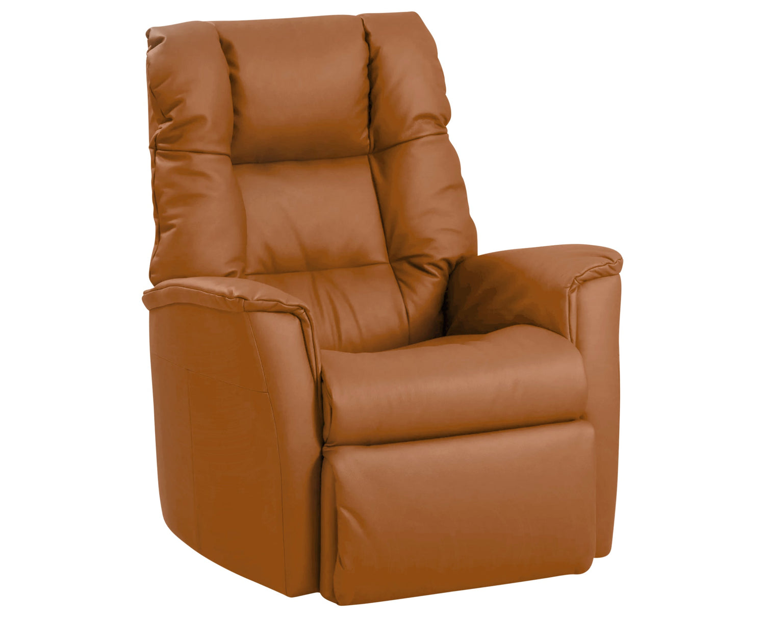 Trend Leather Whiskey | Norwegian Comfort Victor 1-Seater Wallsaver | Valley Ridge Furniture