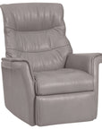 Trend Leather Cinder | Norwegian Comfort Chelsea 1-Seater Wallsaver | Valley Ridge Furniture