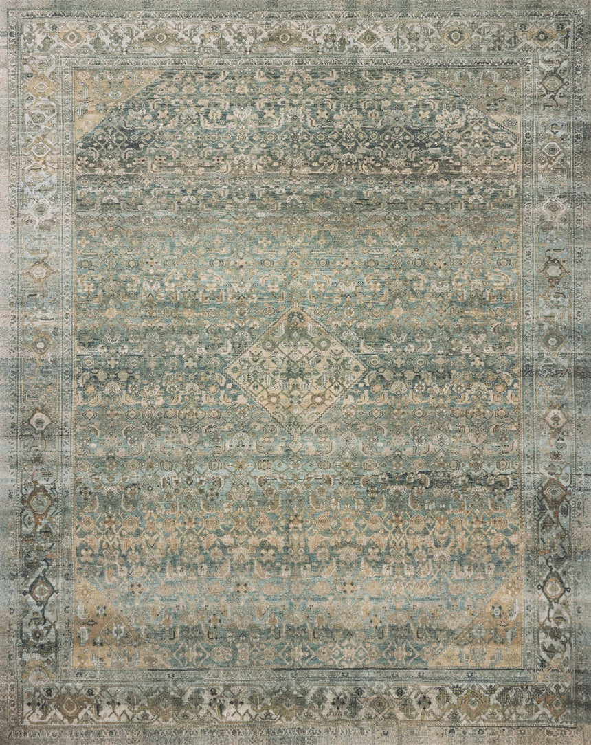 Wimberly Rug 03 | Lagoon / Wheat