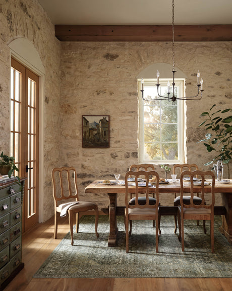 Wimberly Rug 03 | Lagoon / Wheat