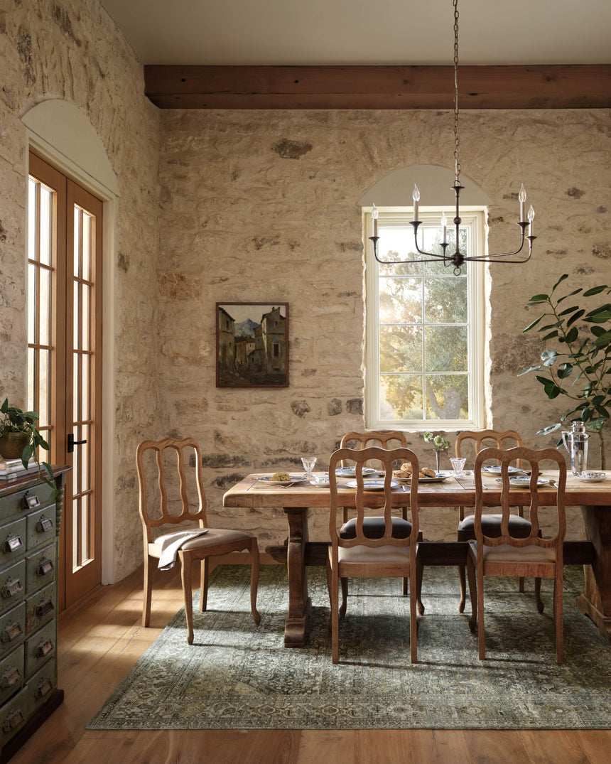 Wimberly Rug 03 | Lagoon / Wheat