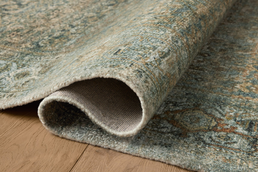 Wimberly Rug 03 | Lagoon / Wheat