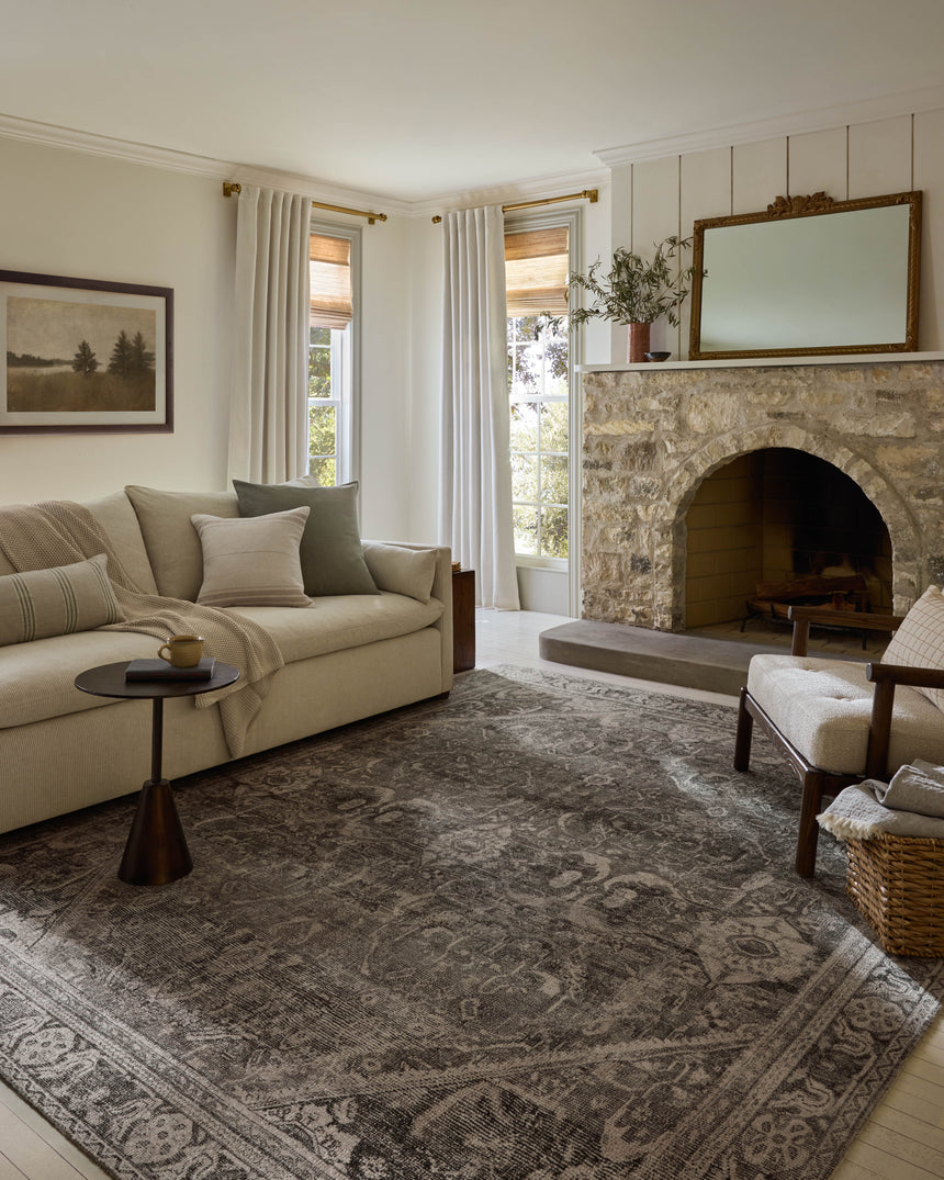 Wimberly Rug 07 | Ink / Bone