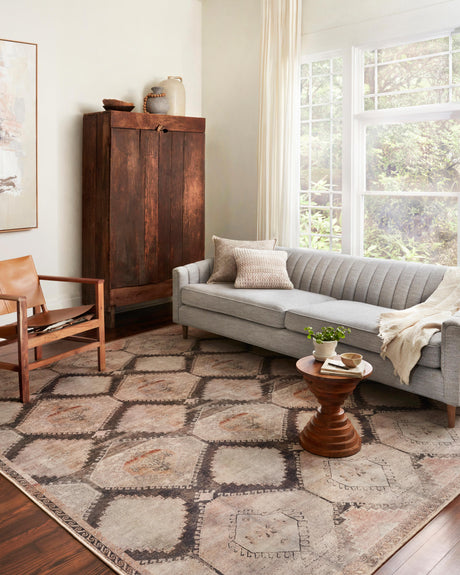 Wynter Rug 08 | Graphite / Blush