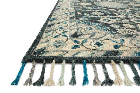 Zharah Rug 02 | Teal / Grey