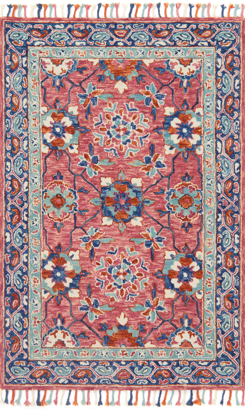 Zharah Rug 03 | Rose / Denim