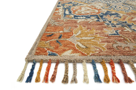 Zharah Rug 10 | Rust / Blue