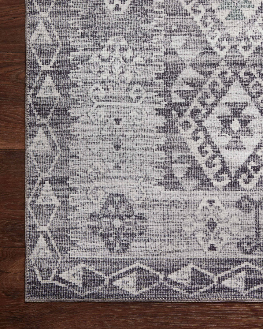 Zion Rug 03 | Charcoal / Slate