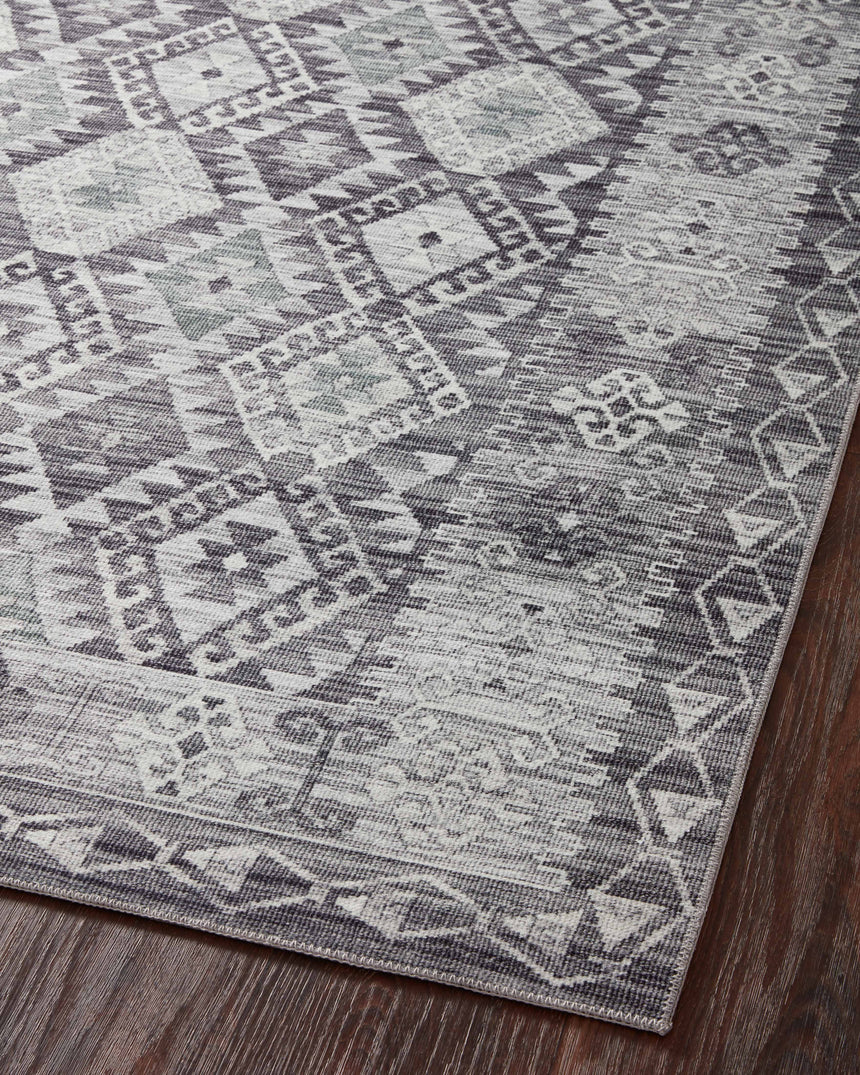 Zion Rug 03 | Charcoal / Slate