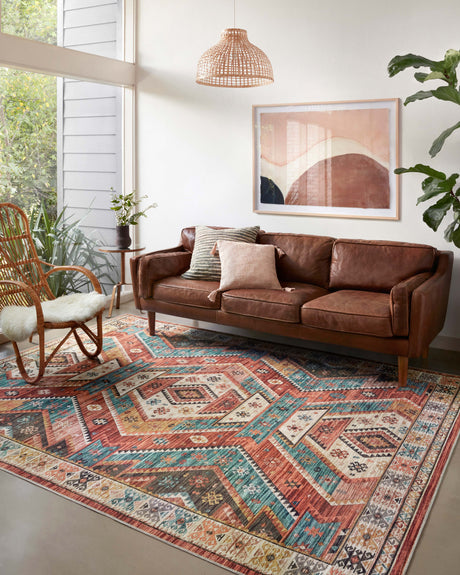 Zion Rug 05 | Red / Multi