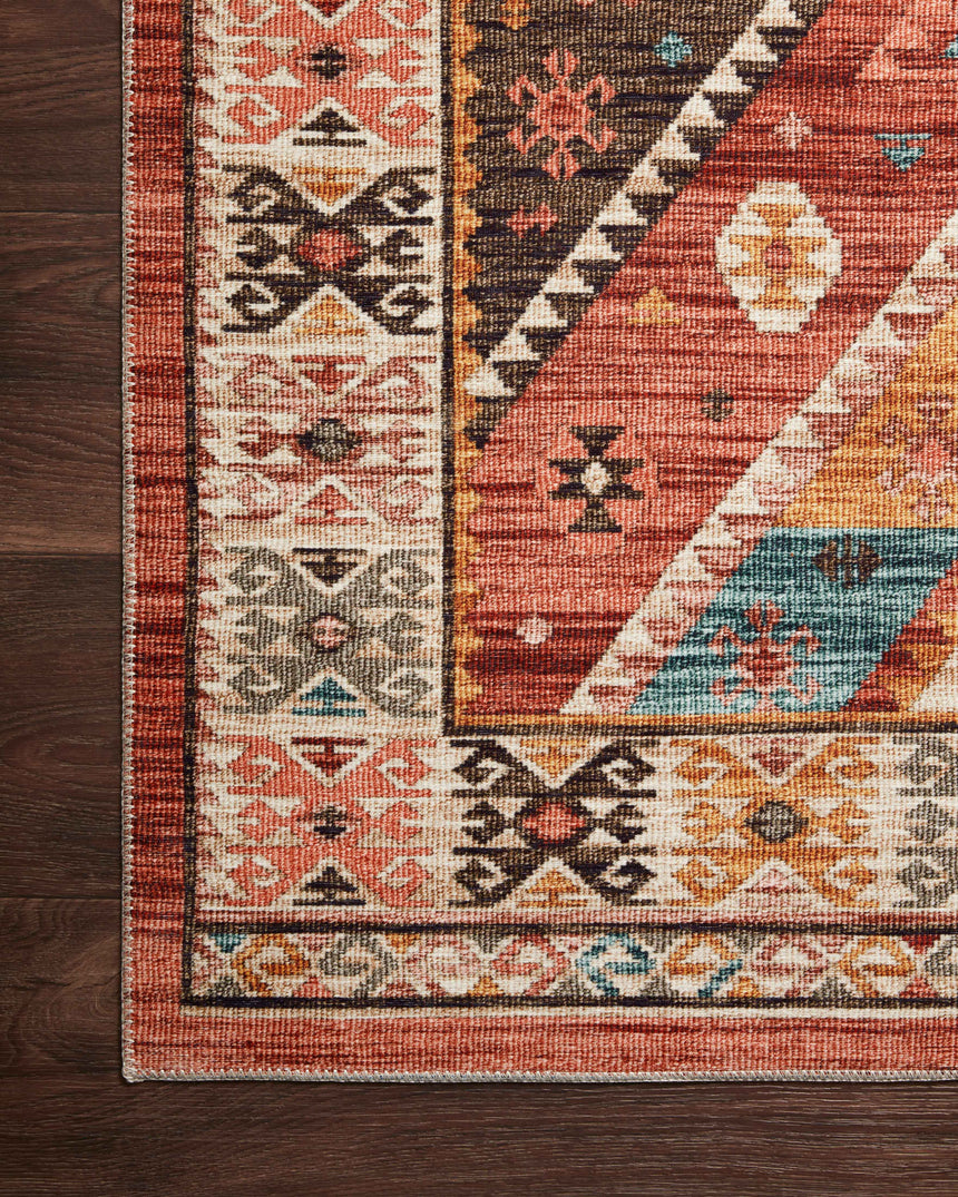 Zion Rug 05 | Red / Multi
