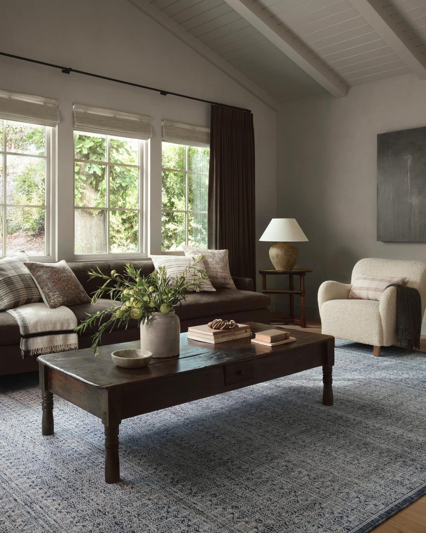 Zuma Rug 01 | Denim / Ivory