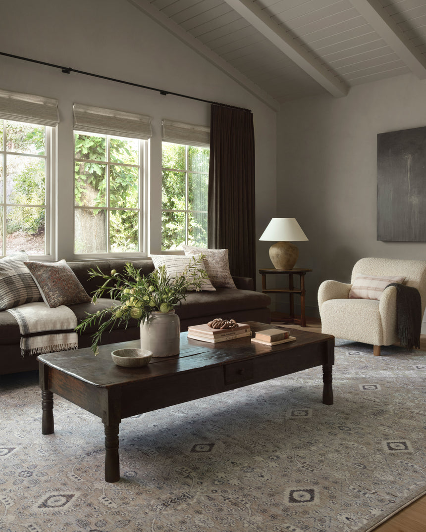 Zuma Rug 07 | Silver / Sky